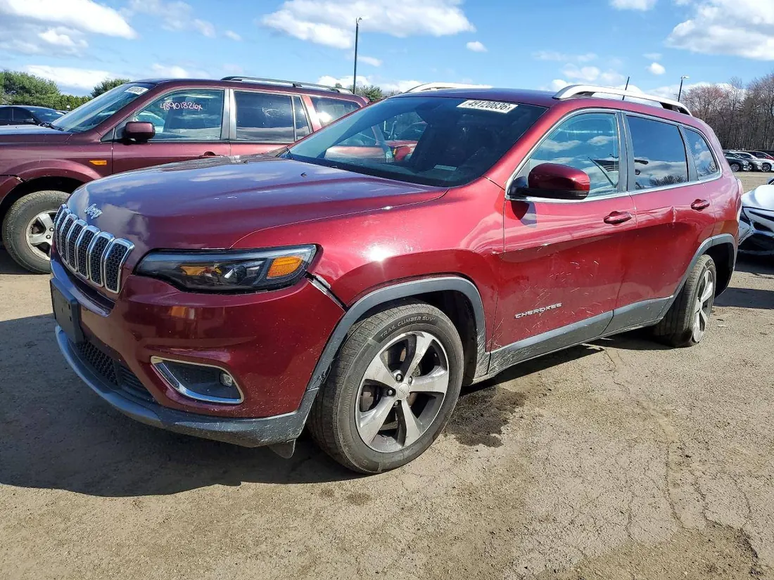 Jeep Cherokee Limited 2018 — вигляд спереду 3/4