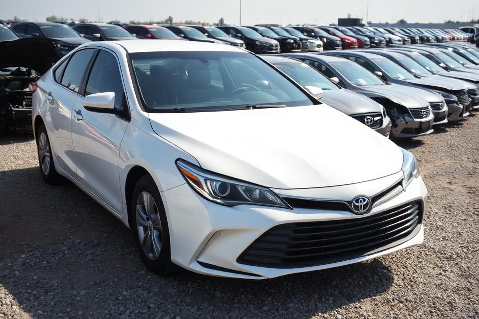 Toyota Camry — типовий вигляд авто на аукціонному майданчику у США