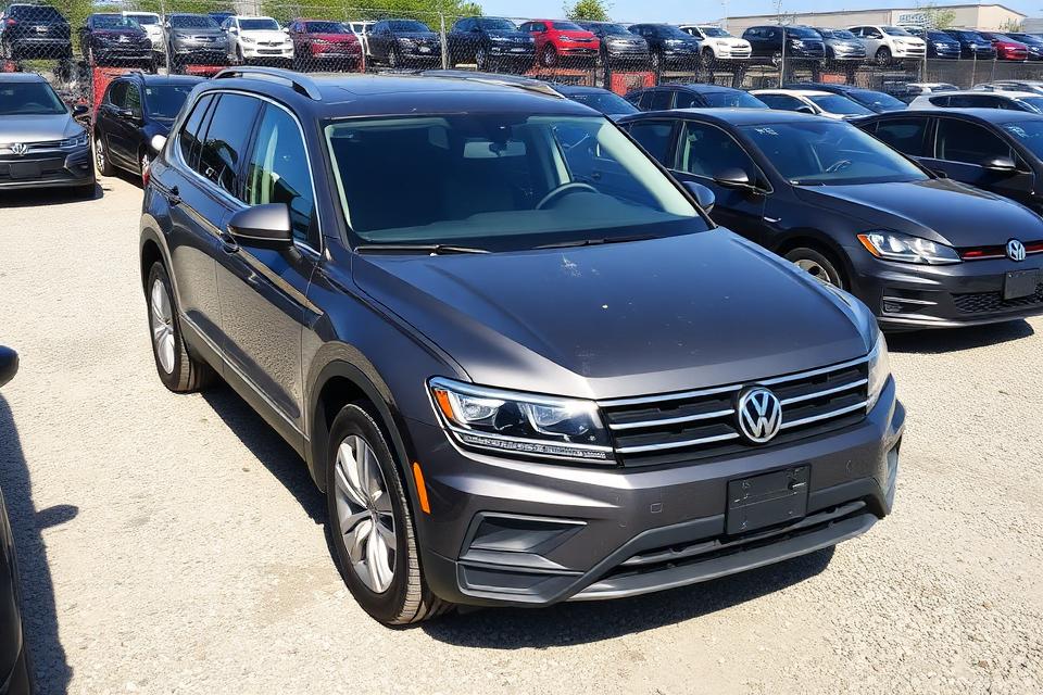 Volkswagen Tiguan — типовий вигляд авто на аукціонному майданчику у США